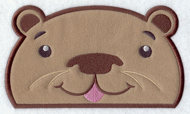 Peeking Sea Otter (Applique)