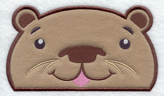 Peeking Sea Otter (Applique)