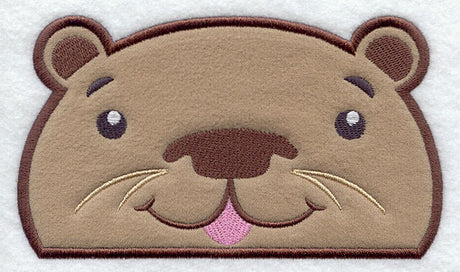 Peeking Sea Otter (Applique)