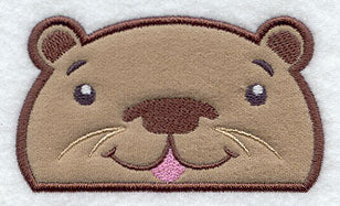 Peeking Sea Otter (Applique)