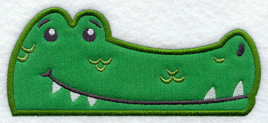 Peeking Alligator (Applique)