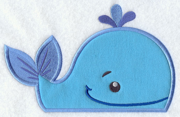 Peeking Whale (Applique)