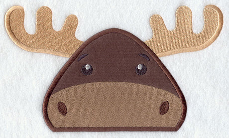 Peeking Moose (Applique)