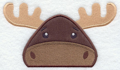 Peeking Moose (Applique)