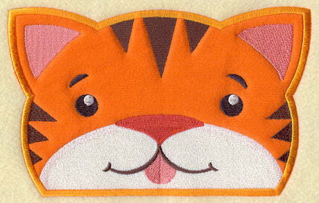 Peeking Tiger (Applique)