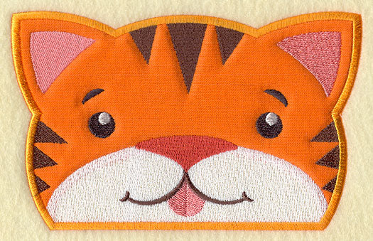 Peeking Tiger (Applique)