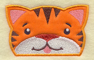 Peeking Tiger (Applique)