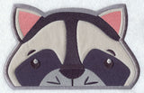 Peeking Raccoon (Applique)