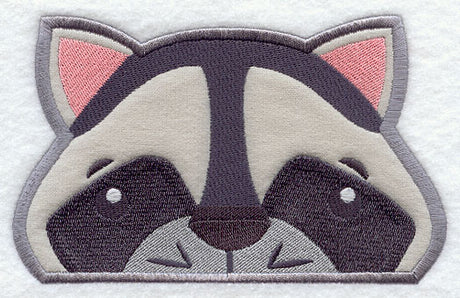 Peeking Raccoon (Applique)
