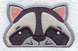 Peeking Raccoon (Applique)