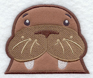 Peeking Walrus (Applique)