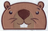 Peeking Beaver (Applique)