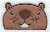 Peeking Beaver (Applique)