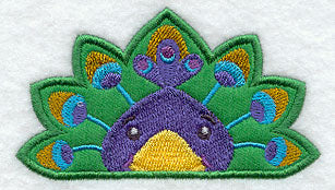 Peeking Peacock (Applique)