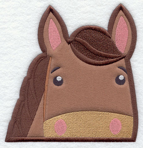 Peeking Horse (Applique)