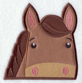 Peeking Horse (Applique)