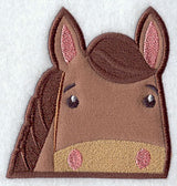 Peeking Horse (Applique)