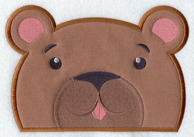 Peeking Bear (Applique)