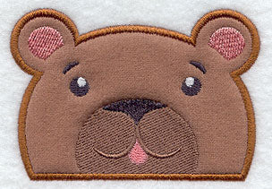 Peeking Bear (Applique)