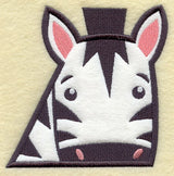 Peeking Zebra (Applique)