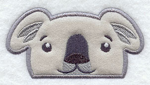Peeking Koala (Applique)