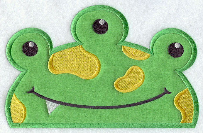 Peeking Three-Eyed Monster (Applique)