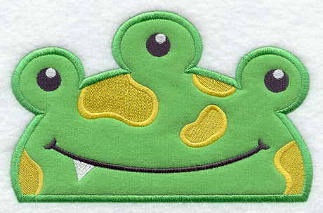 Peeking Three-Eyed Monster (Applique)