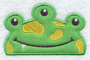 Peeking Three-Eyed Monster (Applique)