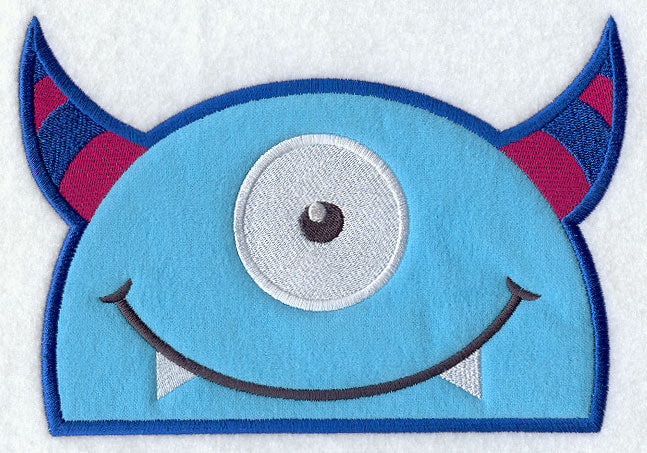 Peeking One-Eyed Monster (Applique)