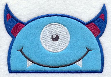 Peeking One-Eyed Monster (Applique)