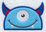 Peeking One-Eyed Monster (Applique)