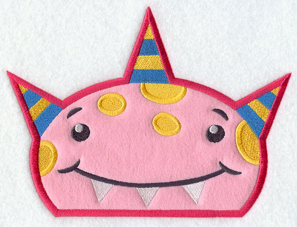 Peeking Spotted Monster (Applique)