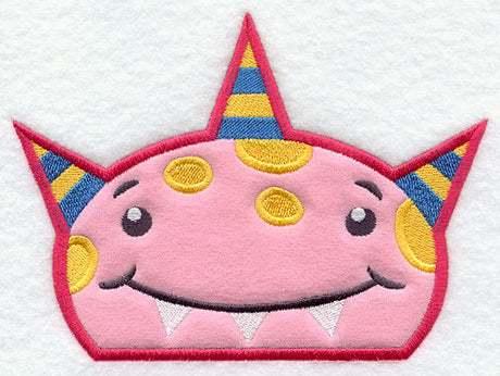 Peeking Spotted Monster (Applique)