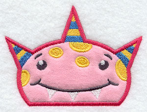 Peeking Spotted Monster (Applique)