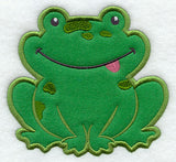 Playful Frog (Applique)