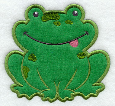 Playful Frog (Applique)