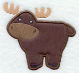 Playful Moose (Applique)