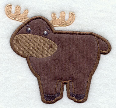 Playful Moose (Applique)