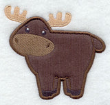 Playful Moose (Applique)