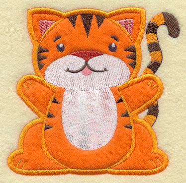 Playful Tiger (Applique)