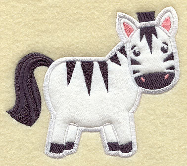 Playful Zebra (Applique)