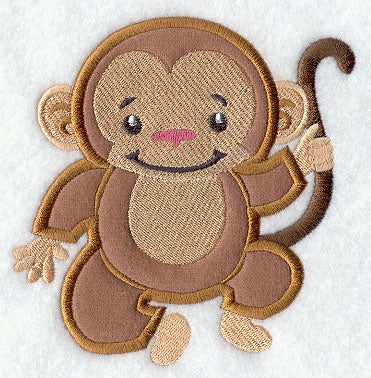 Playful Monkey (Applique)