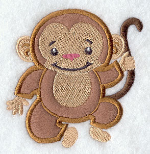 Playful Monkey (Applique)