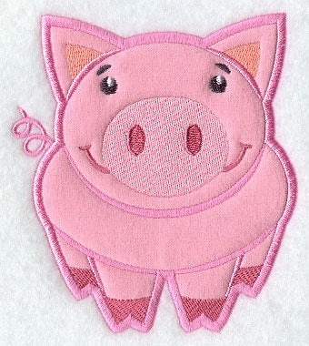 Playful Pig (Applique)