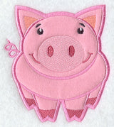 Playful Pig (Applique)