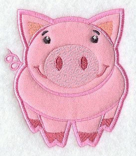 Playful Pig (Applique)