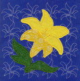 Lily Sashiko Square (Applique) (Single Run)