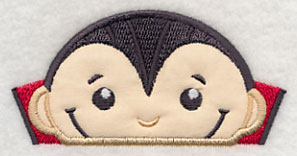 Peeking Vampire (Applique)