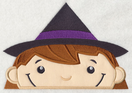Peeking Witch (Applique)