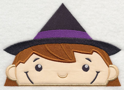 Peeking Witch (Applique)
